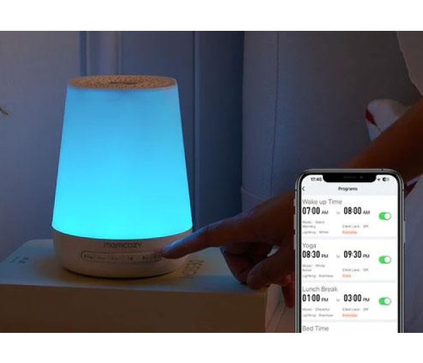 MOMCOZY Lampka nocna z generatorem szumów WN002-WH00BA-A - 1361074 - zdjęcie 4